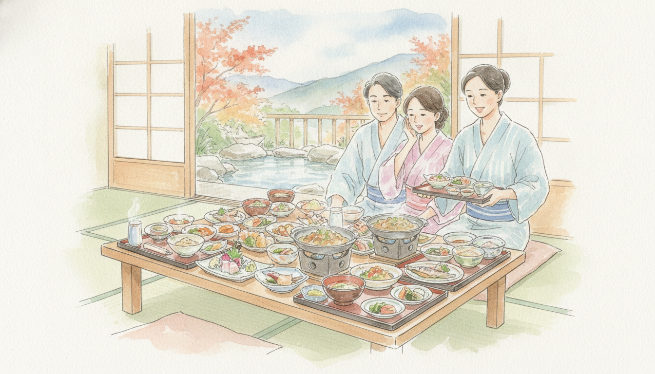 なぜ温泉宿の食事は多すぎるのか?そしてなぜプラン選びが大切なのか?